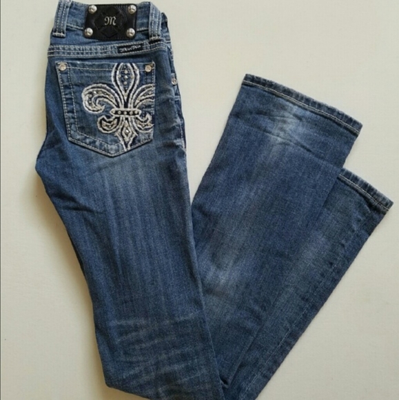 Miss Me Distressed Rhinestone Jeans - Picture 2 of 4